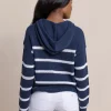 Everlee Striped Hoodie Sweater