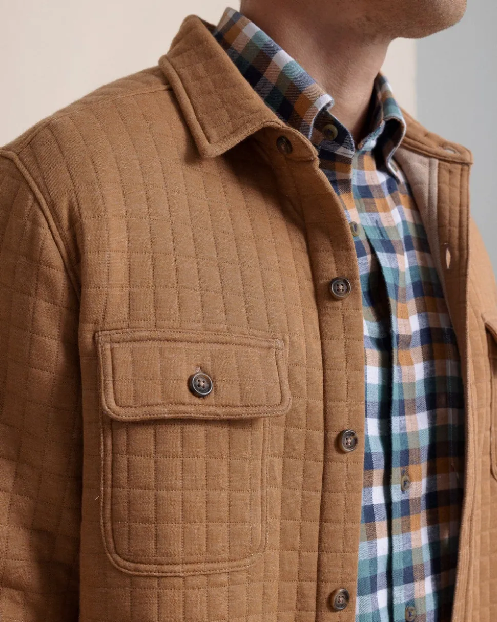 Fairwood Quilted Knit Shacket