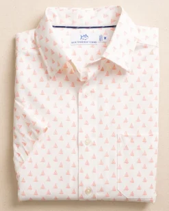 Floatin' Along Intercoastal Short Sleeve Sport Shirt