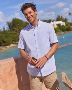 Folly Field Stripe Seersucker Short Sleeve Sport Shirt