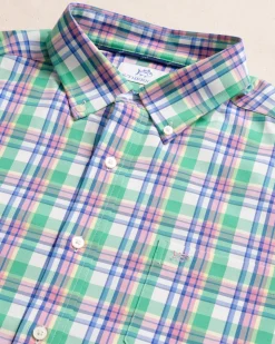 Gaspee Plaid Intercoastal Long Sleeve Sport Shirt
