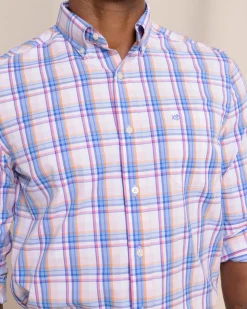Gaspee Plaid Intercoastal Long Sleeve Sport Shirt