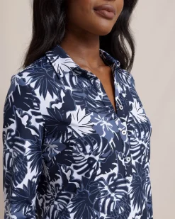 Ginny Grand Palms Printed Performance Dress