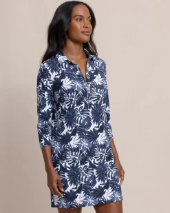 Ginny Grand Palms Printed Performance Dress