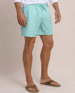 Green There Done That Swim Trunk