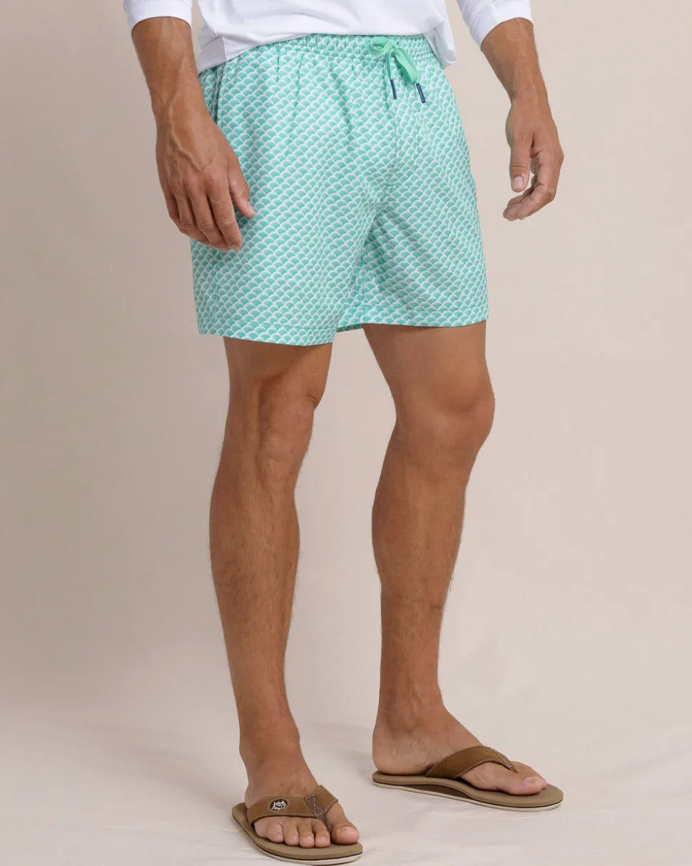Green There Done That Swim Trunk