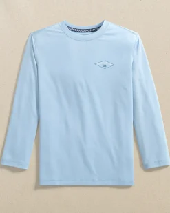 Kids Shark Attack Performance Long Sleeve T-Shirt