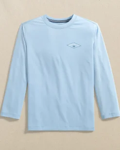 Kids Shark Attack Performance Long Sleeve T-Shirt