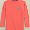 Kids Surfing Stripes Long Sleeve Performance T-Shirt