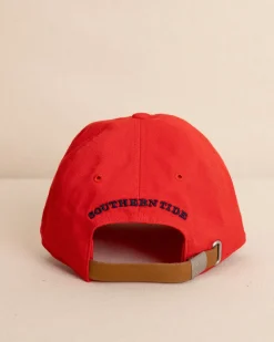 Kids Uh Oh Sharks Leather Strap Hat
