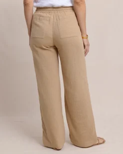 Laken Wide Leg Pant - Travertine
