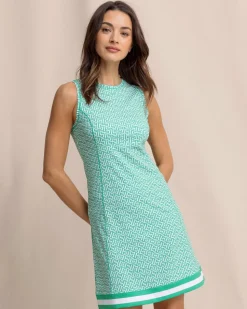 Lyllee ST Geo Printed Performance Dress