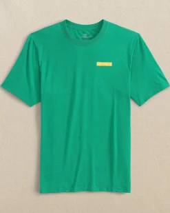 Mahi Mahi Catch Flags Short Sleeve Heather T-Shirt