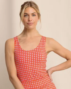 Natalie Printed Cross Back Tank