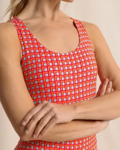 Natalie Printed Cross Back Tank