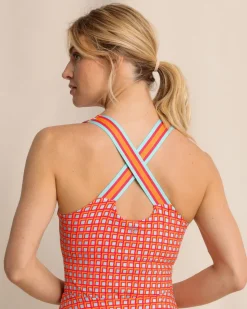 Natalie Printed Cross Back Tank