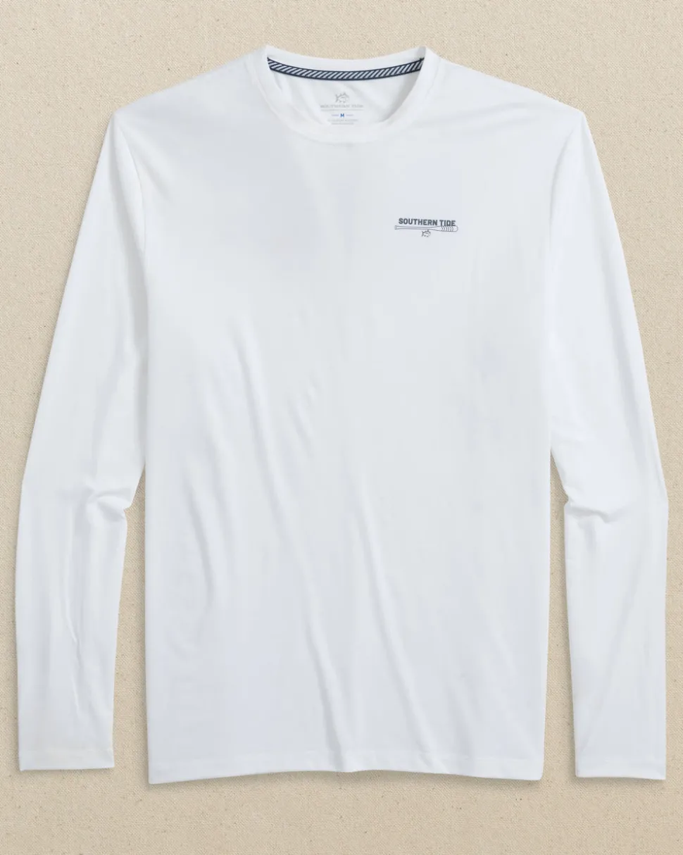 Oars and Stripes Long Sleeve Performance T-Shirt