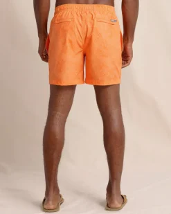 Palm-tree-cation Swim Trunk