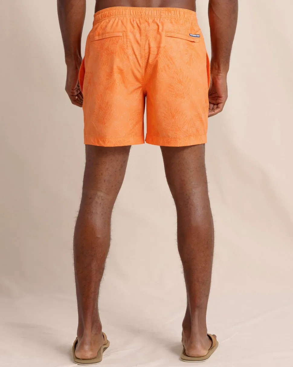 Palm-tree-cation Swim Trunk