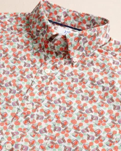 Paloma Paradise Intercoastal Short Sleeve Sport Shirt