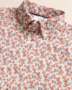 Paloma Paradise Intercoastal Short Sleeve Sport Shirt