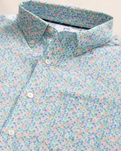 Petal Party Intercoastal Short Sleeve Sport Shirt