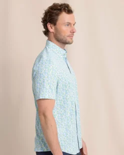 Petal Party Intercoastal Short Sleeve Sport Shirt