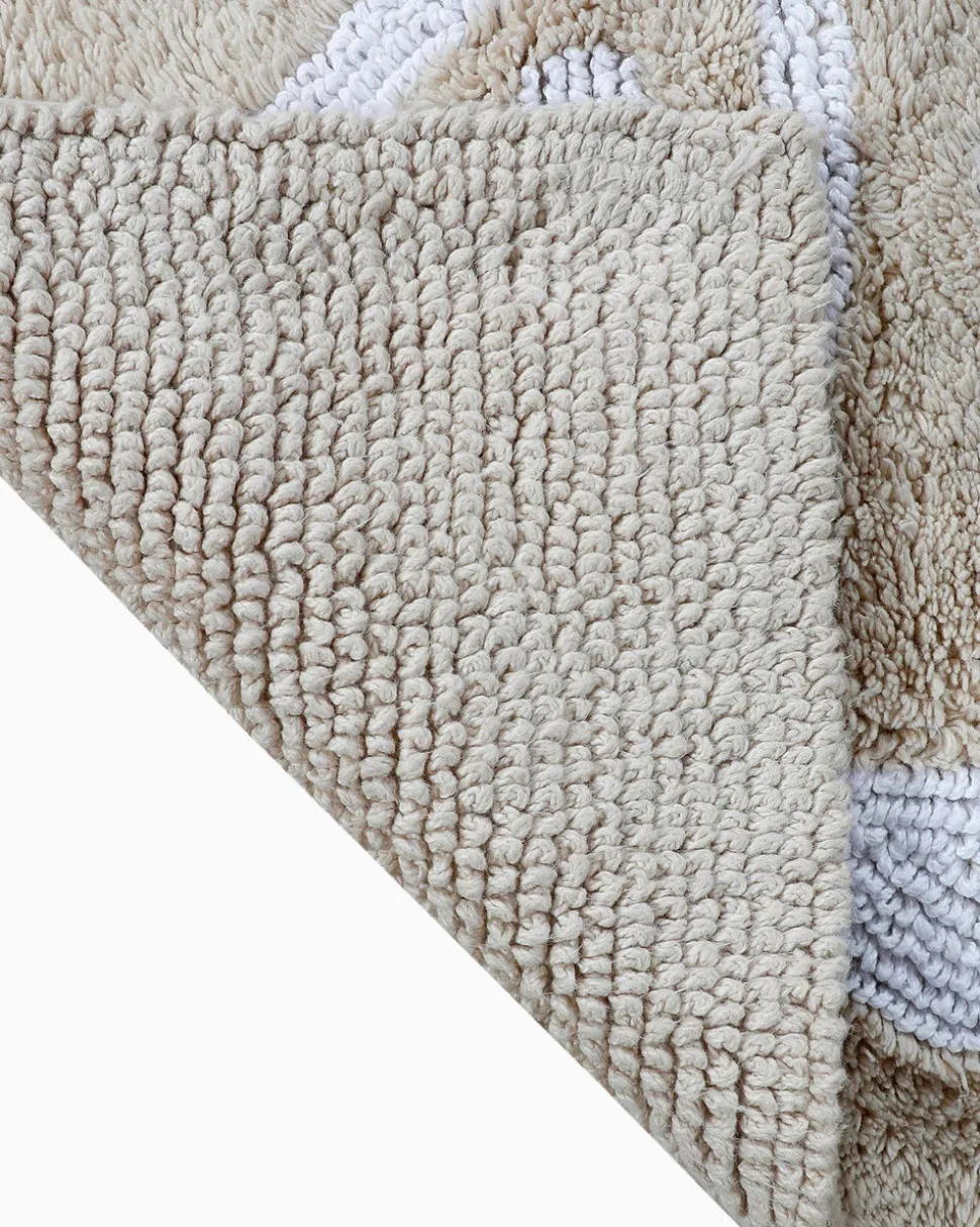 Reversible Skipjack Bath Rug - 17”W x 24”L