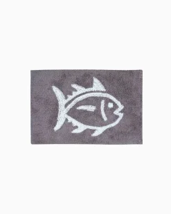 Reversible Skipjack Bath Rug - 17”W x 24”L