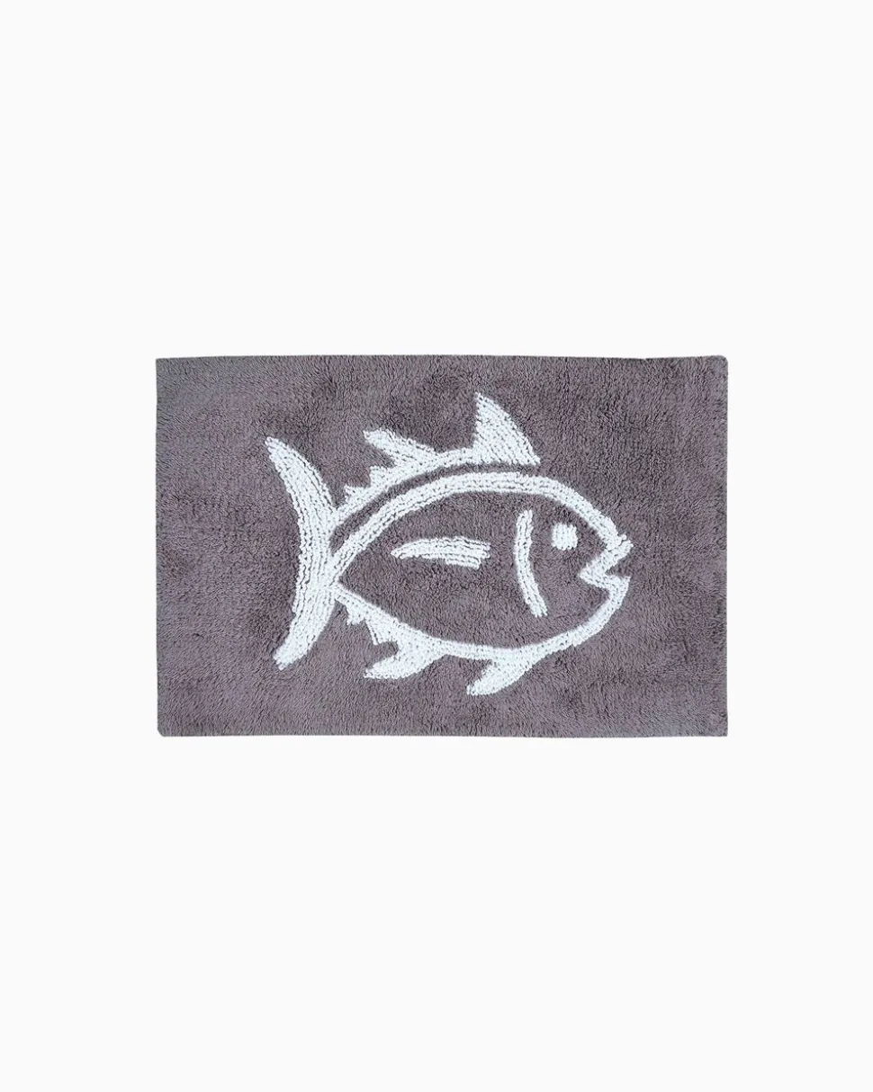 Reversible Skipjack Bath Rug - 17”W x 24”L