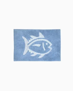 Reversible Skipjack Bath Rug - 17”W x 24”L