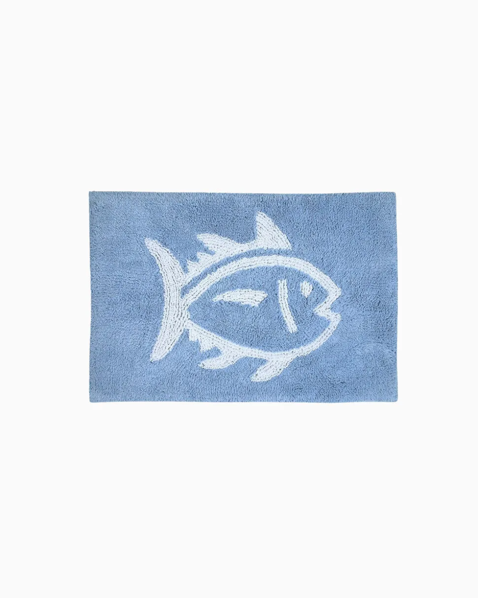 Reversible Skipjack Bath Rug - 17”W x 24”L