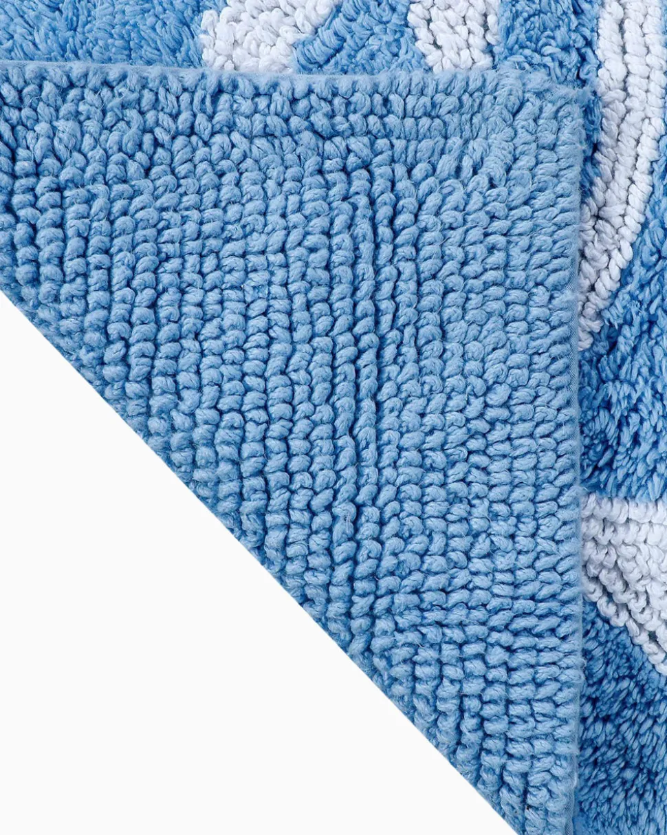 Reversible Skipjack Bath Rug - 17”W x 24”L