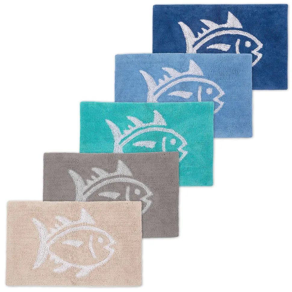 Reversible Skipjack Bath Rug - 17”W x 24”L