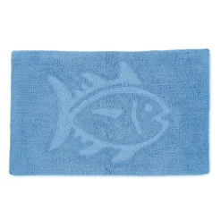 Reversible Skipjack Tonal Bath Rug - 20"W x 32"L