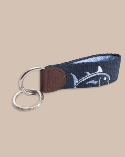 Rising Skipjack Embroidered Key Fob