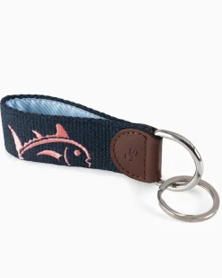 Rising Skipjack Embroidered Key Fob