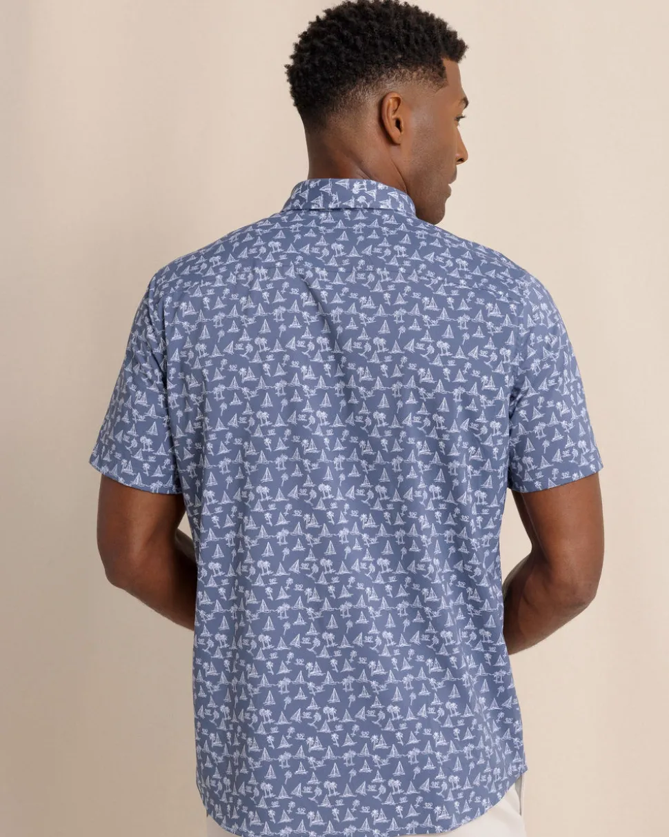 Sail Away brrr°® Intercoastal Short Sleeve Sport Shirt