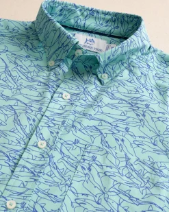 Shark Bait brrr°® Intercoastal Short Sleeve Sport Shirt