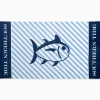 Skipjack Striped French Terry Beach Towel