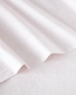 Southern Tide Calico Scallop Pink Sheet Set