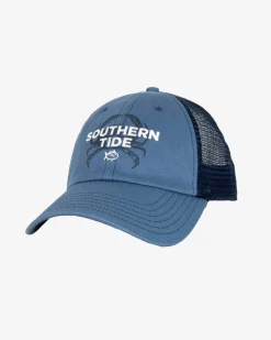 Southern Tide Crab Print Trucker