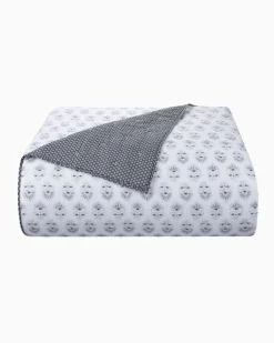 Southern Tide Oceanside Gray Quilt