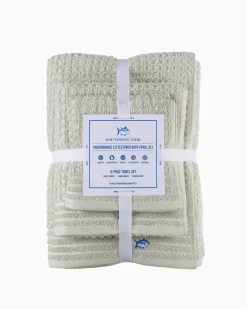 Southern Tide 6-Pack Waffle Towel Set
