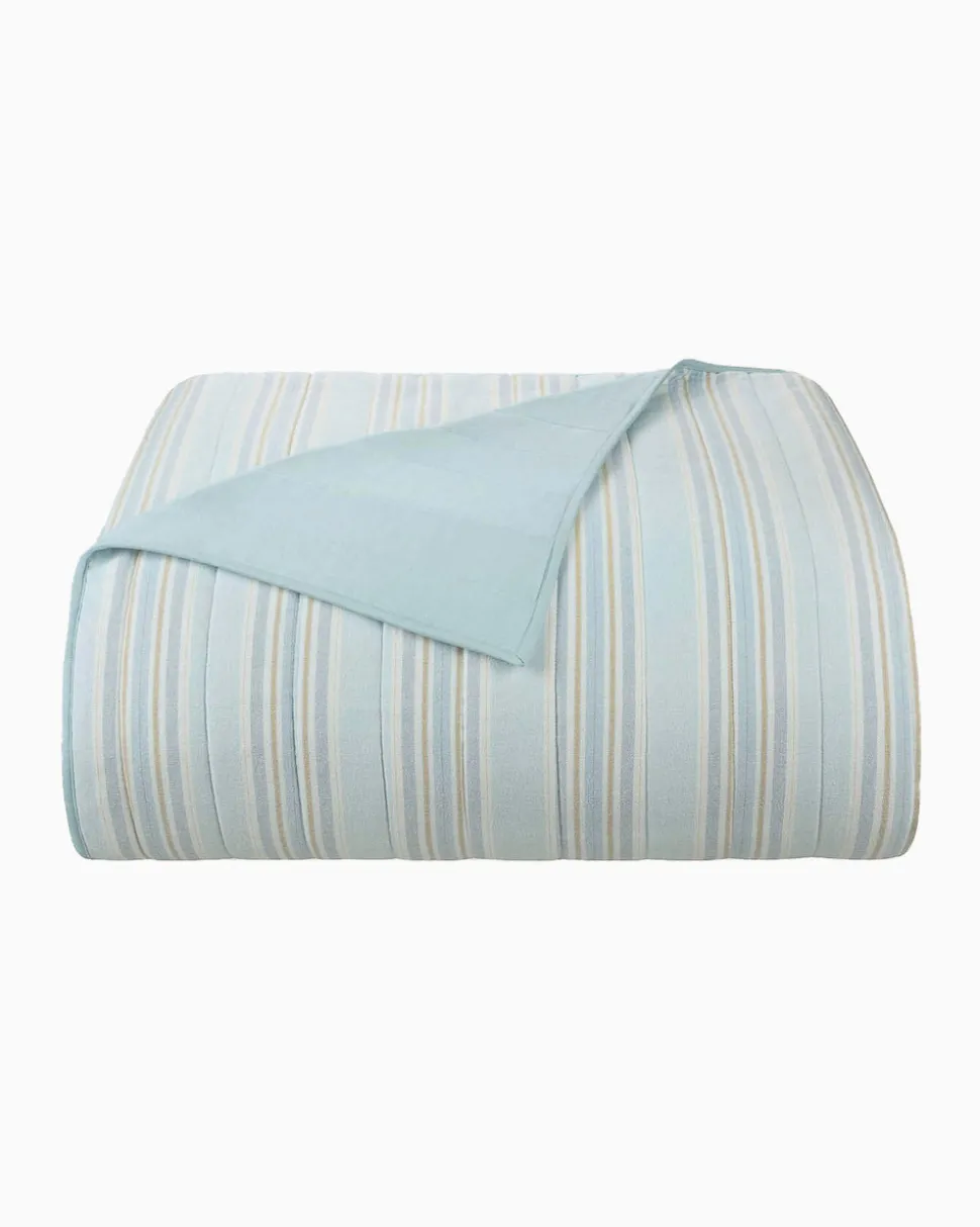 Southern Tide Pawley's Island Blue Quilt
