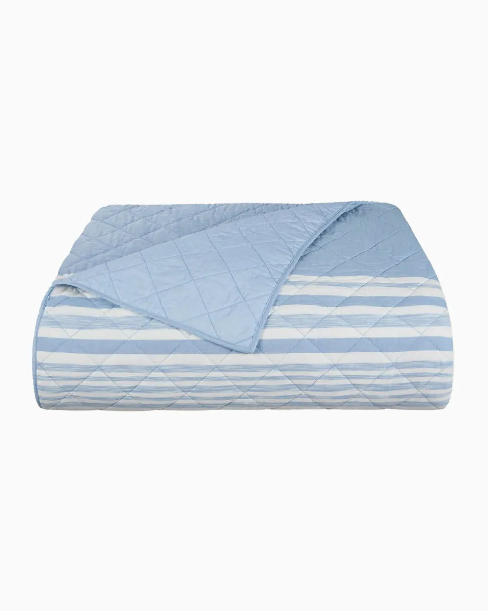 Southern Tide Westlake Blue Quilt