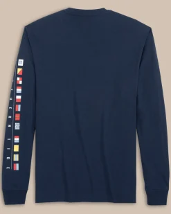 ST Nautical Flags Long Sleeve T-Shirt