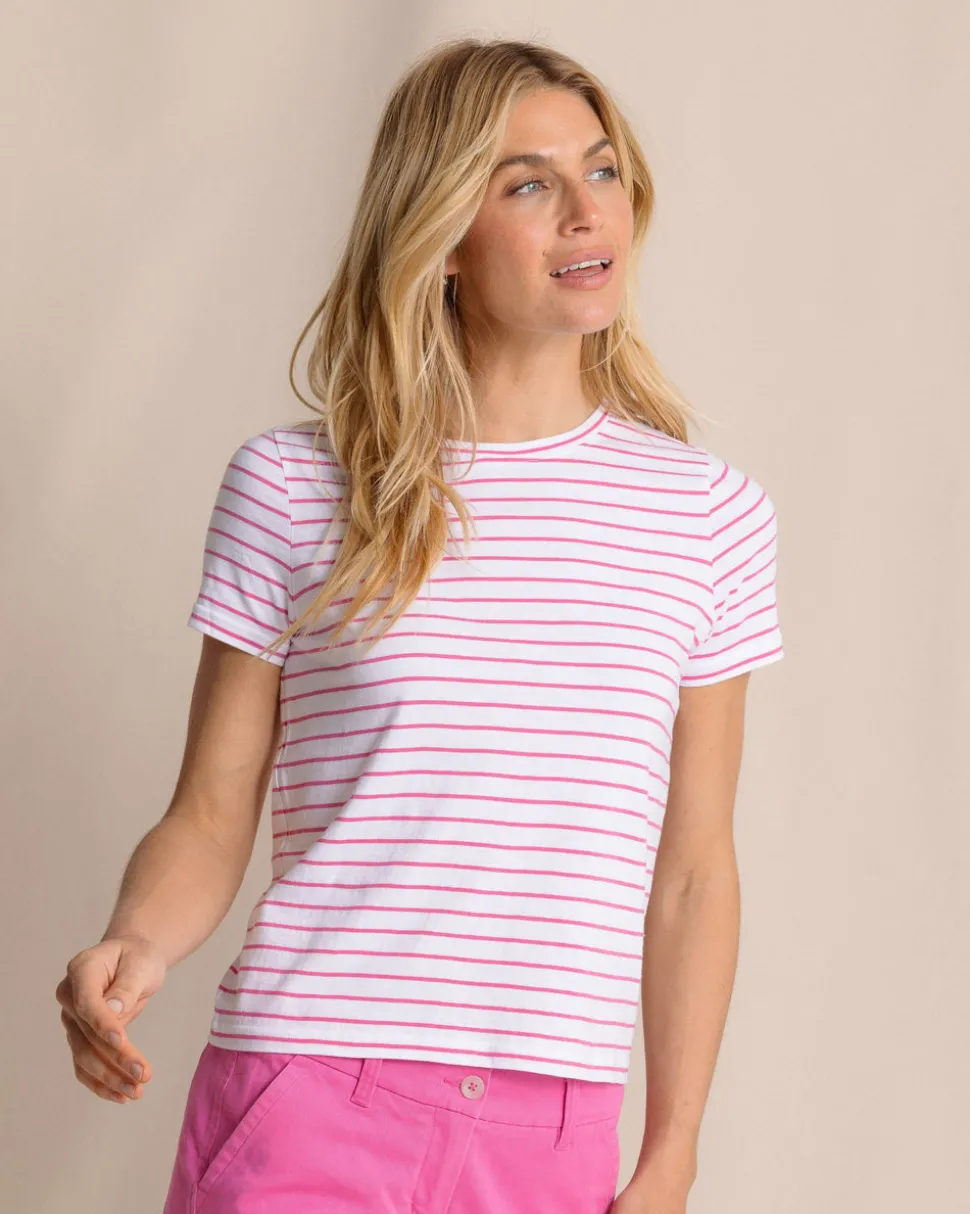 Sun Farer Stripe Crewneck T-Shirt