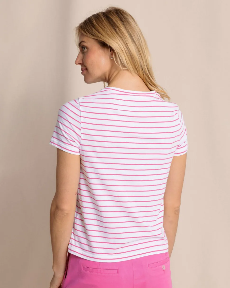 Sun Farer Stripe Crewneck T-Shirt