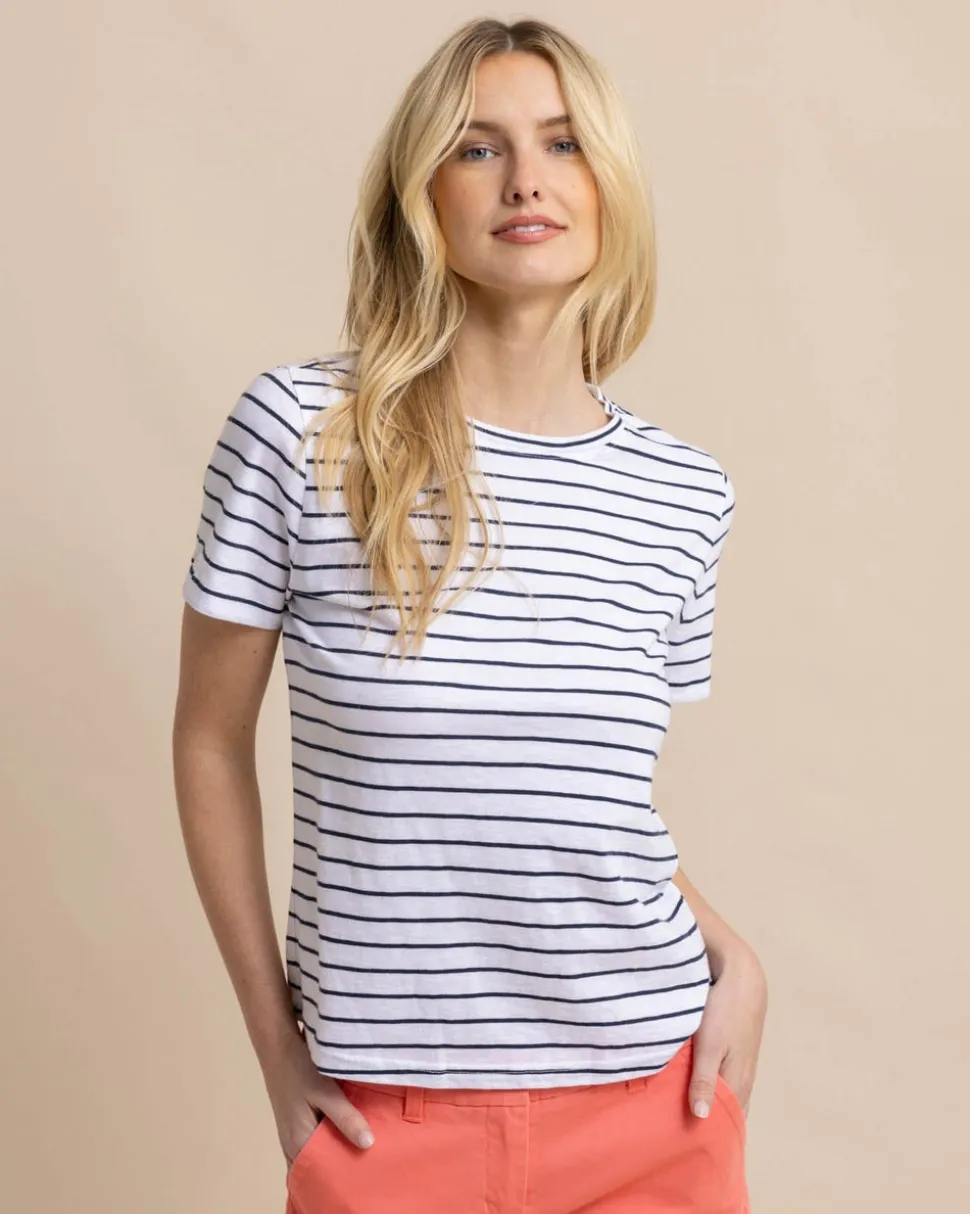Sun Farer Stripe Crewneck T-Shirt